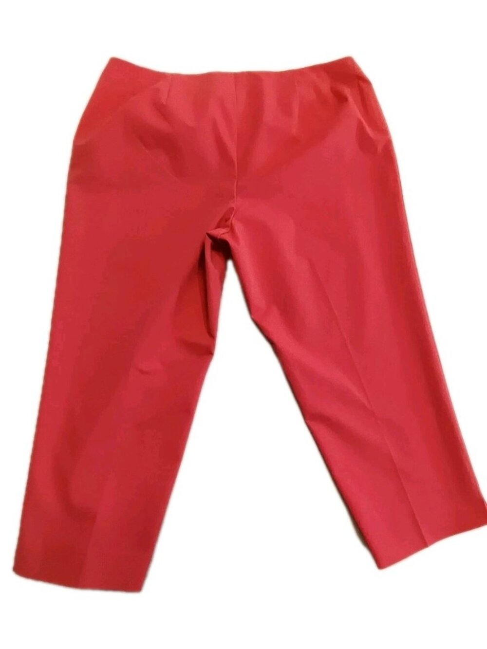 Lafayette 148 New York Lexington Crop Pants Women’s 18W Peach Pink  Zip Stretch - Picture 3 of 9